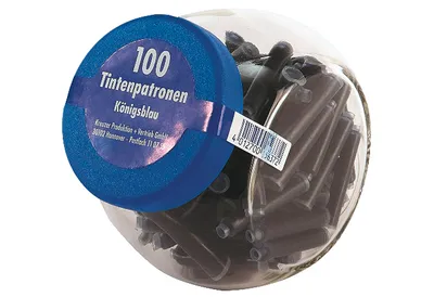 Produktbild von Tintenpatrone im Glas blau 100er