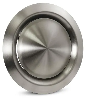 Produktbild von Tellerventil Edelstahl 125 mm für Ab- und Zuluft