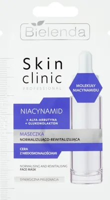 Obrázek produktu pro Bielenda Skin Clinic Professional, revitalizační a normalizující maska s niacinamidem, 8 g