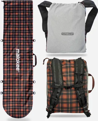 Obrázek produktu pro Batoh na snowboard Malokee, batoh na loď 2 v 1