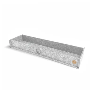 Produktbild von Aufbewahrungsbox CARGA Filz 16,5 x 56 x 6,5 cm ohne Deckel in hellgrau meliert