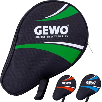 Produktbild von GEWO Tischtennisschlägerhülle Master mit Ballfach –  Tischtennis Rundhülle, 30 cm, grün