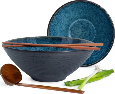 Produktbild von Moritz & Moritz SOLID 2x Ramen Blau mit Rillen