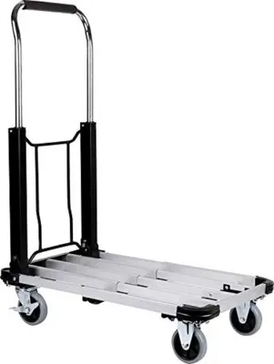 Image de Chariot de manutention - chariot à plateau - pliable - capacité de 150 kg