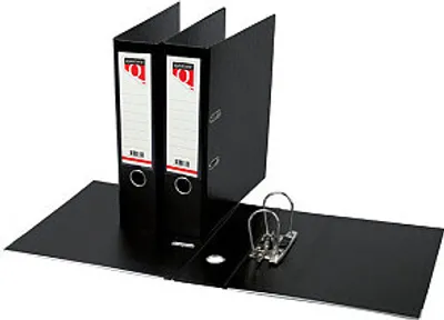 Produktbild von Ordner Quantore A4 80mm PP zwart