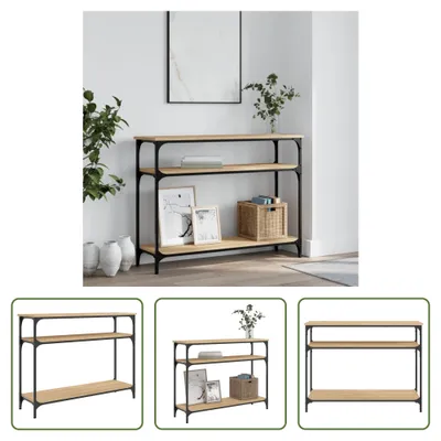 Produktbild von The Living Store Konsolentisch Sonoma-Eiche 100x29x75 cm Holzwerkstoff