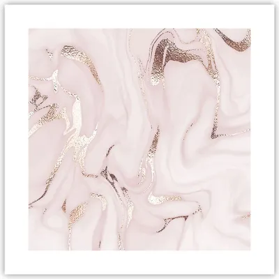 Produktbild von Poster - Poster ohne Rahmen - Rosa Marmor verschüttet - 40x40 cm - Wand Bild - Wanddeko - Wandbilder - Kunstposter - Wandposter - Bilder - Kunstdruck - Wanddekoration - Wandbild - P2XAC40x40-4799