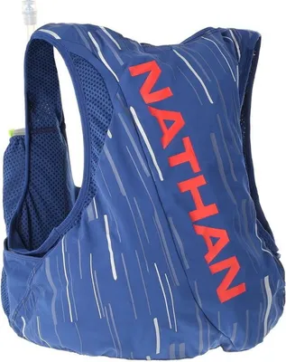 Productafbeelding van Nathan Pinnacle 4L Hardlooprugzak - Marine / Rood | Maat: XS