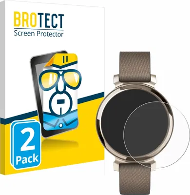 Produktbild von 2x Für Garmin Lily 2 Schutzfolie BROTECT Displayschutz Display Schutz Folie Klar Transparent