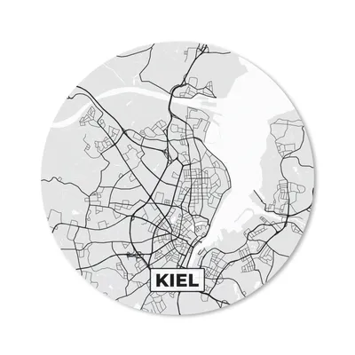 Produktbild von MuchoWow® Mauspad Mousepad Stadtplan - Deutschland - Karte - Kiel 30x30 cm - Mousepads - Maus Mat - Pad - Mausunterlage - Tischunterlage - Schreibtischmatten