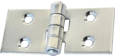 Produktbild von 10 Tischbänder Breit Tischband 25 x 51 x 1,7 Gerollte Scharniere Silber Verzinkt