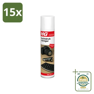 Produktbild von 15 x HG Druckluftreiniger - 400 ml - Vorratspackung - 15 Stücke