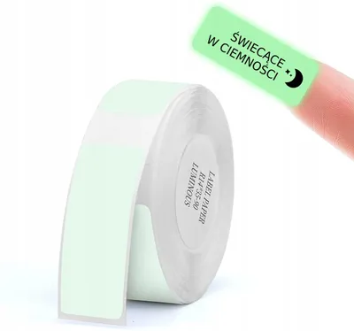 Produktbild von NIIMBOT IM DUNKELN LEUCHTENDE Etiketten 14*35mm B18