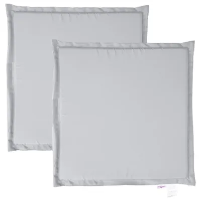 Produktbild von Garten-Sitzkissen 2 Stk. Hellgrau 45x45x2 cm Quadratisch
