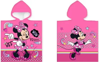 Produktbild von Minnie Poncho 50 x 100 cm rosa