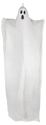 Produktbild von Weißer Halloween Geist als Hängefigur 215 cm, KI-generiertes Bild