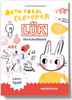 Produktbild von LÜK Vorschulblock Buch Dein total cleverer LÜK Vorschulblock LERNSPASS ab 5 Jahren 6601