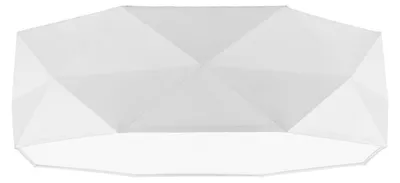 Produktbild von Deckenleuchte E27 Weiß Metall Deckenlampe Wohnzimmer