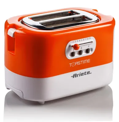 Produktbild von Ariete 0159/00, 2 Scheibe(n), Orange, Weiß, Tasten, Niveau, 700 W, 165 mm, 275 mm