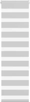 Obrázok produktu pre vidaXL Dvojitá roleta Svetlošedá 40x150 cm Šírka látky 35,9 cm Polyester