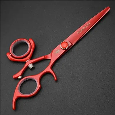 Produktbild von Jieesenyu Haarschere / Effilierschere, 440 C, Stahl, Rot
