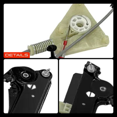 Immagine prodotto di Frankberg 2x alzacristalli elettrici anteriore sinistro destro per Audi A3 Cabriolet 8P7 1.2L 1.4L 1.6L 1.8L 1.9L 2008-2013