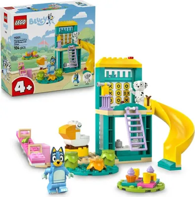 Obrázek produktu pro LEGO(R) BLUEY 11201 Modrý a Latko na hřišti