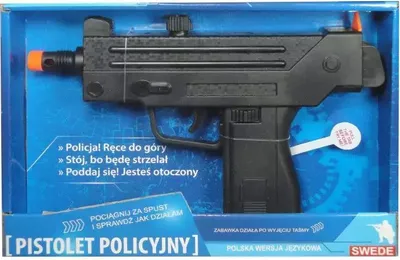 Obrázok produktu pre Policajná pištoľ s poľským zvukovým modulom