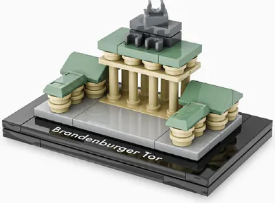 Produktbild von BRYX Brandenburger Tor Modellbausatz Architektur Denkmal Berlin 64 Teile