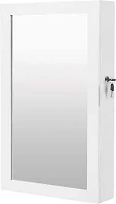 Produktbild von Wand-Schmuckschrank mit Spiegel JEWELIA WALL, weiß