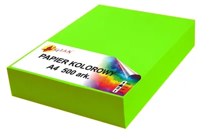 Immagine prodotto di Carta colorata A4 80g verde fluo 500 fogli