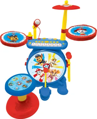 Immagine prodotto di My Rock Band Paw Patrol set completo di batteria elettronica luminosa con seggiolino