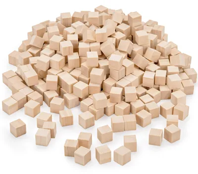 Obrázok produktu pre 400 drevených kociek, 10 mm, malé stavebné bloky