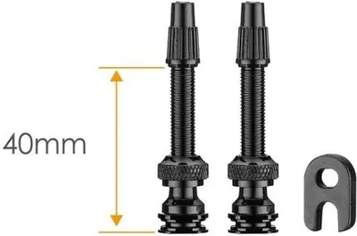 Produktbild von Ciclovation Tubeless Ventil 40 mm schwarz