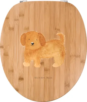 Produktbild von Mr. & Mrs. Panda WC Brille Hund Flauschig - Transparent - Geschenk, Toilettendeckel, Klo-Deckel, Süß, Sprüche, Hundeliebe, Klodeckel, Toilettenbrille, Hunde, WC-Sitz