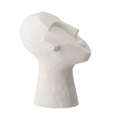Immagine prodotto di Bloomingville Deko Indo, Farbe Weiß, aus Zement, L17,5xH22xW15 cm 82047445