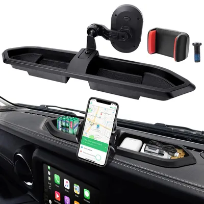 Obrázok produktu pre Vylepšený držiak na mobilný telefón pre modely Jeep Wrangler JL JLU a Gladiator JT, univerzálny systém uchytenia