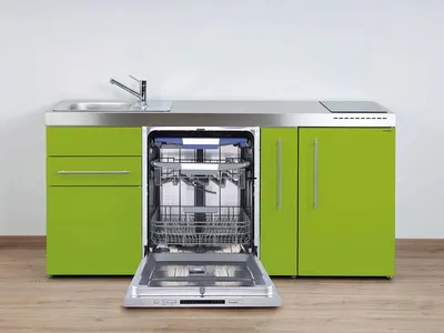 Produktbild von Stengel Miniküche MPGG 180 A Grüner Apfel mit Kühlschrank, Geschirrspüler groß