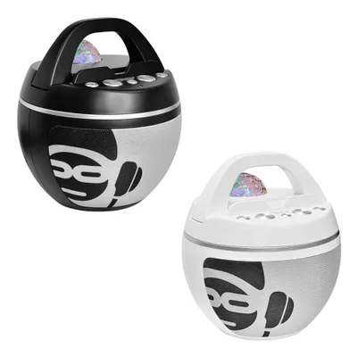 Zdjęcie produktu dla iDance Party Ball BB10K, 30 W, Przewodowy i Bezprzewodowy, A2DP, Micro-USB, Przenośny głośnik stereo, Biały