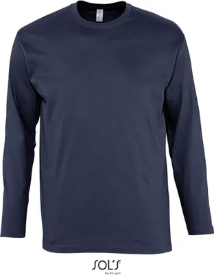 Immagine prodotto di SOLs 11420 | Maglietta da uomo a maniche lunghe Monarch - Colore: Navy - Taglia: XXL