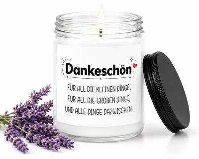 Productafbeelding van Geurkaars met lavendelgeur - Ontspannende kamerkaars - Voor decoratie en aromatherapie - 1 stuk