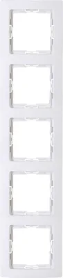 Produktbild von KOPP Abdeckrahmen 5fach 308302008 HK5 arktis-weiss