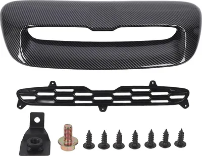 Obrázek produktu pro Mřížka chladiče v kapotě motoru Barva uhlíkových vláken Zlepšené proudění vzduchu 51132756095 Náhrada pro R55 R56 R57 R58 R59 2007 až 2013
