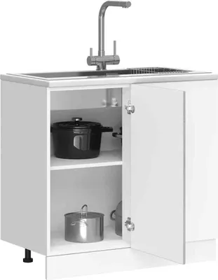 Produktbild von "2026 Promotion" Küchenunterschrank - Sideboard Küche - Lyon Grau Sonoma Holzwerkstoff - Mehrzweckschrank CC31382