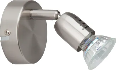 Produktbild von BRILLIANT LED Wandspot Loona  | zeitlose Wandleuchte | Metall | eisen | Kopf schwenkbar  | 1x GU10 max 3 W