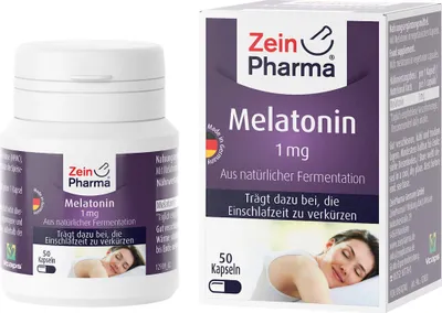 Image de ZeinPharma L-Tryptophane 500 mg gélules pour troubles du sommeil, 45 gélules