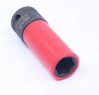 Obrázok produktu pre Rázová nástrčná hlavica - kľúč 1/2'', 17 mm, na bezpečnostné skrutky kolies Mercedes-Benz, s ochranným puzdrom pre zliatinové disky