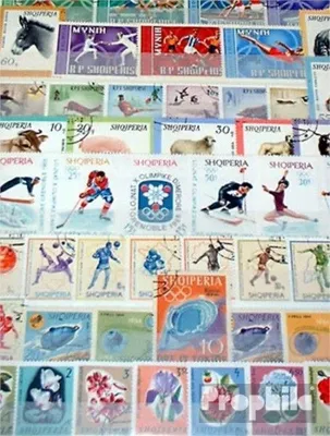 Produktbild von Briefmarken Albanien 75 verschiedene Sondermarken