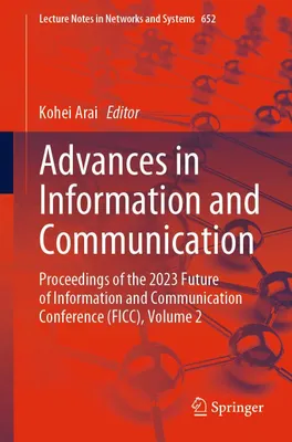 Produktbild von Advances in Information and Communication