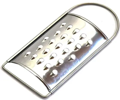 Immagine prodotto di Grattugia semirotonda 6x13cm in acciaio inox CZ